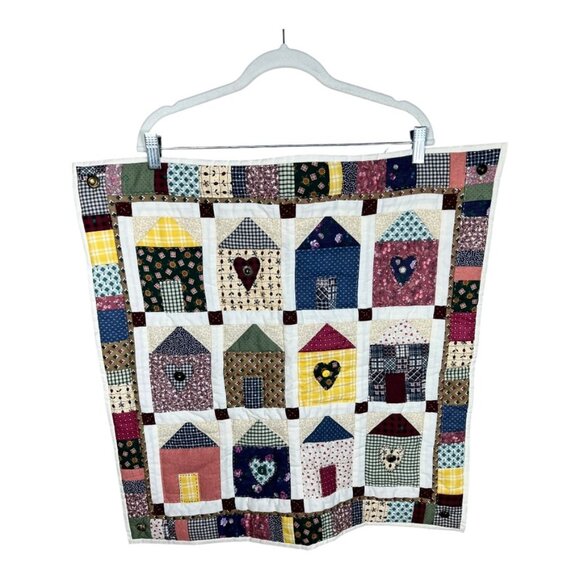 House Quilt Wall Hanging - Picture 1 of 5